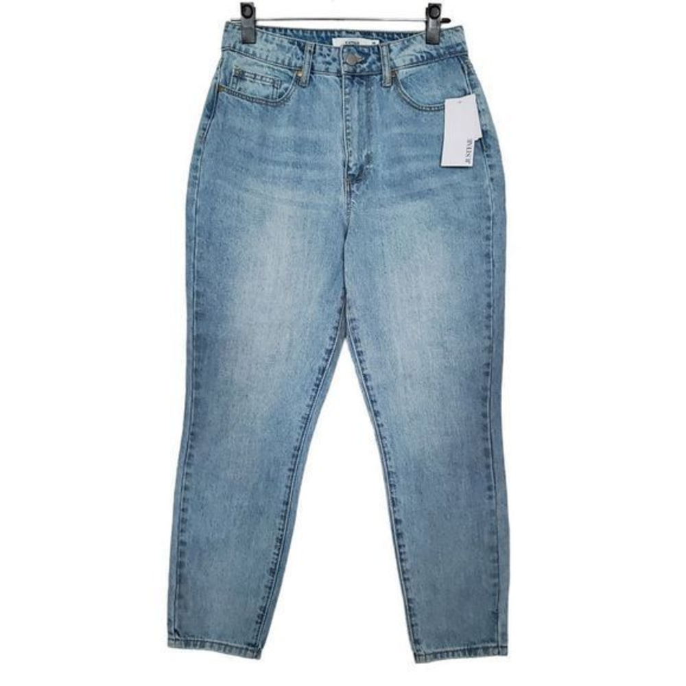 Just Fab Jeans High Waist Light Blue Skinny Size 28 NWT